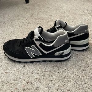 Women’s Size 8 New Balance 574 - Black and Grey